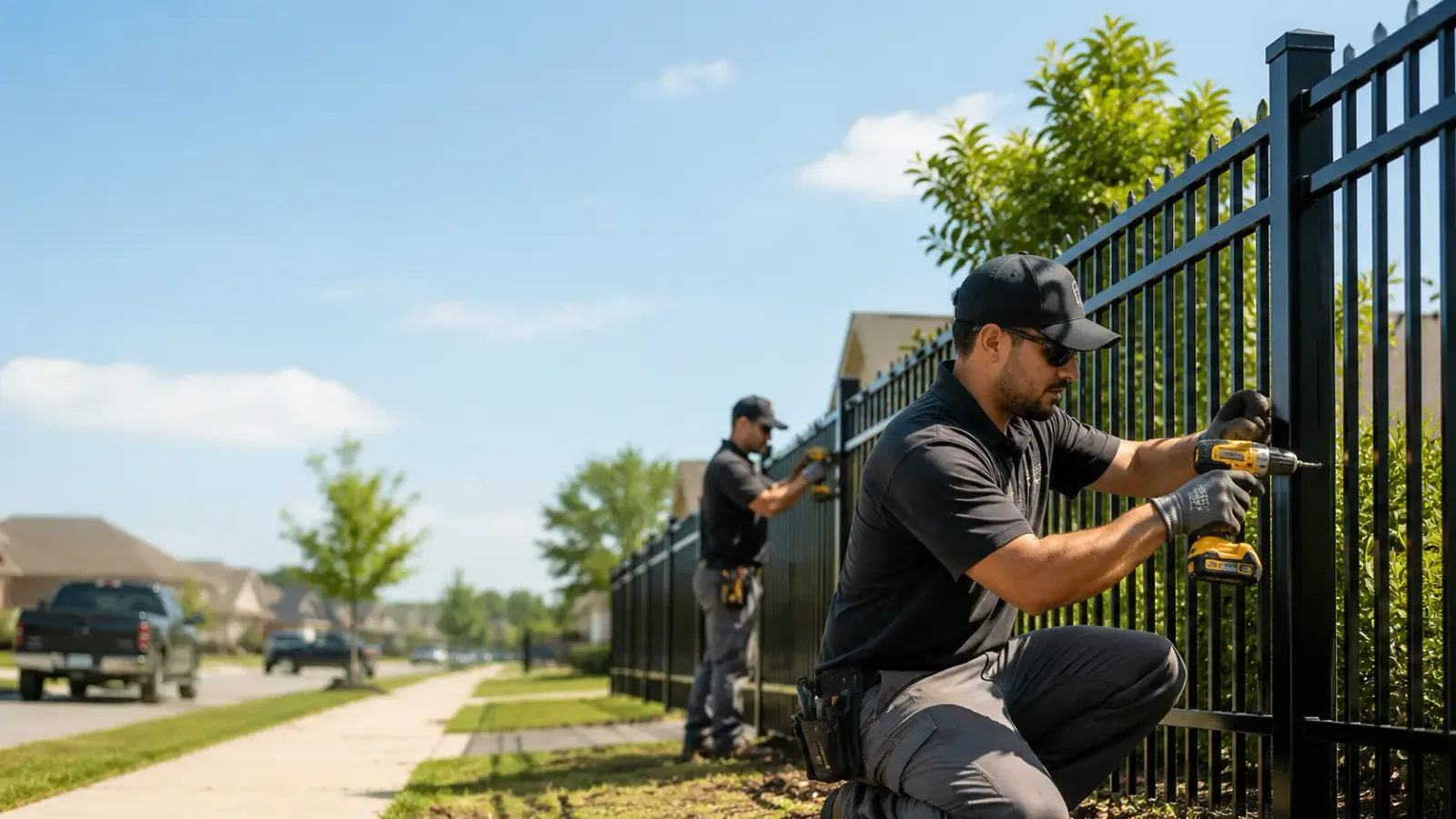 Metal Fence Installation in Fletcher, NC